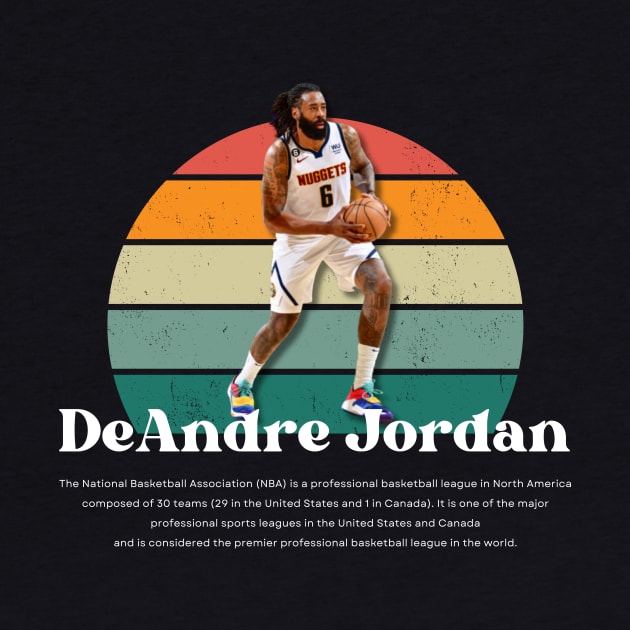 DeAndre Jordan Vintage V1 by Gojes Art